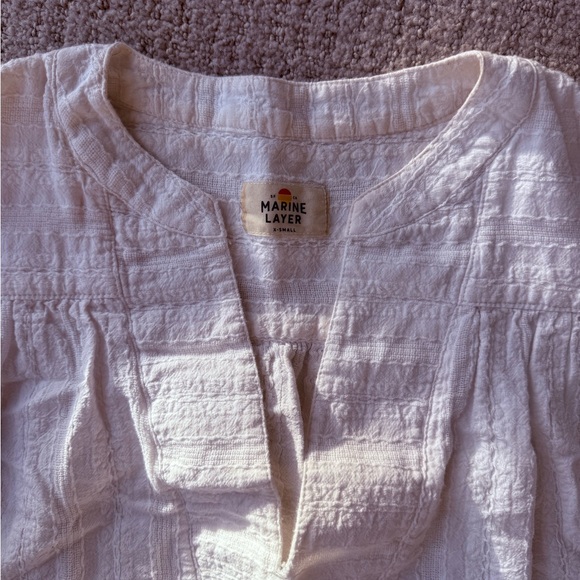 Marine Layer Cotton Swim Coverup Dress - Picture 3 of 5